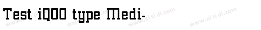 Test iQOO type Medi字体转换